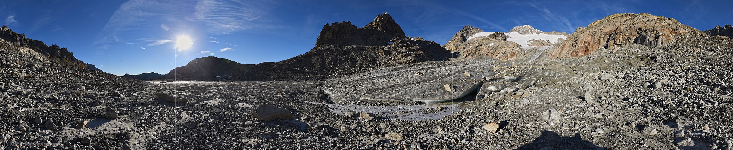 P018694: 360° Panoramafoto Tiefengletscher (Stand 9.2016)