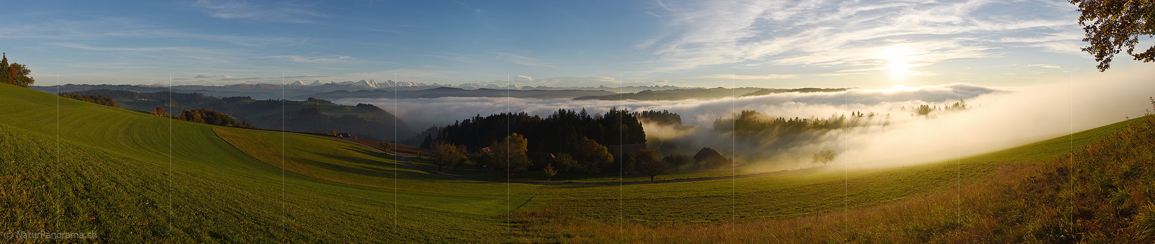 P018882: Panoramafoto Nebel zieht auf