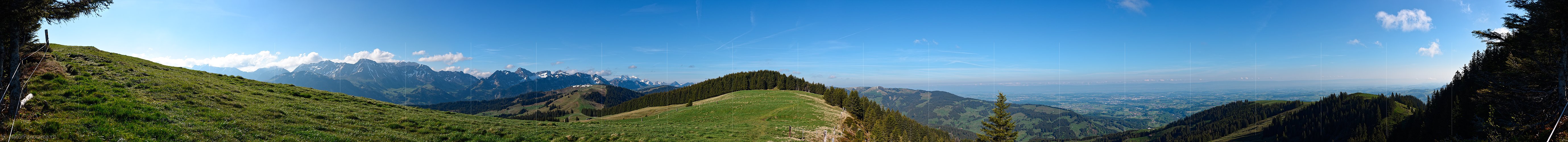 P019785: 360° Gipfelpanorama Gross Schwyberg