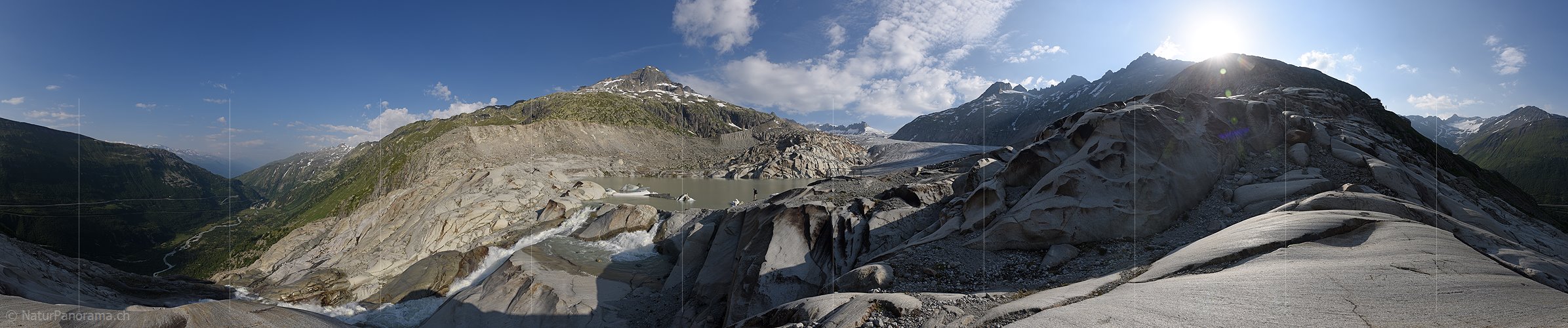 P019952: 360° Panoramafoto Rhonegletscher (Stand: 6.2017)