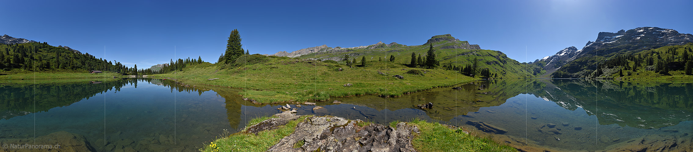P020002: 360° Panoramic image Engstlensee and Engstlenalp