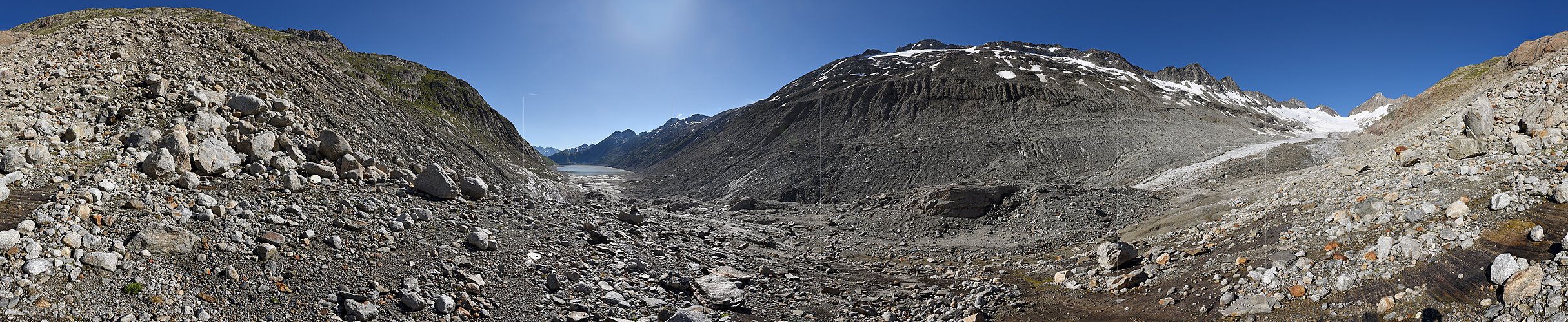 P020057: 360° Panoramafoto Oberaargletscher (Stand 7.2017)