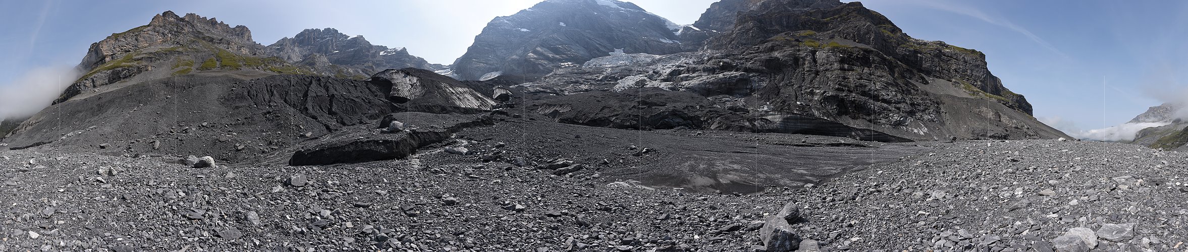 P020570: 360° Panoramafoto Gamchigletscher (Stand 9.2017)