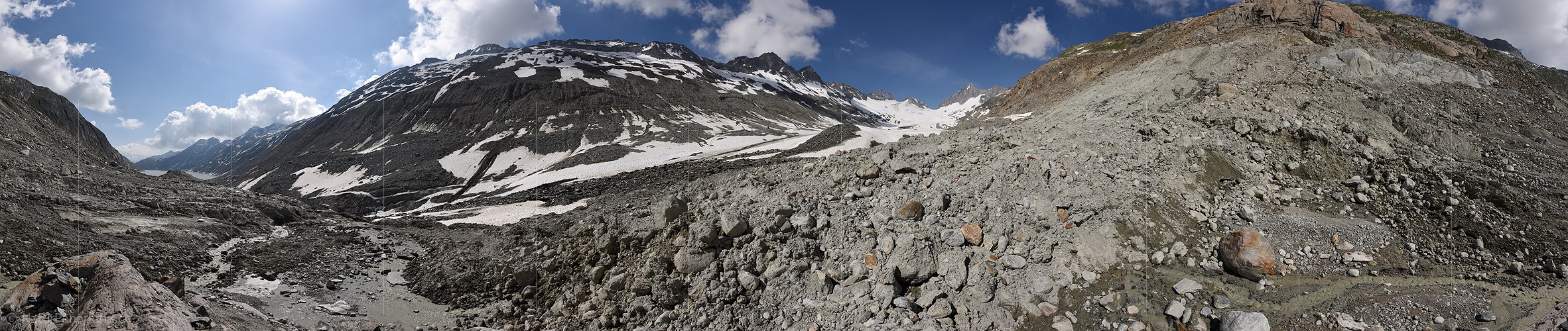 P021668: 360° Panoramafoto Oberaargletscher (Stand 7.2018)