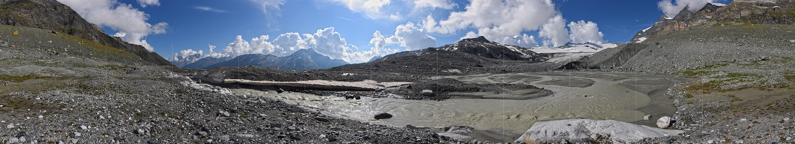 P021772: 360° Panorama photo Schwarzberg Glacier (Date: 7.2018)