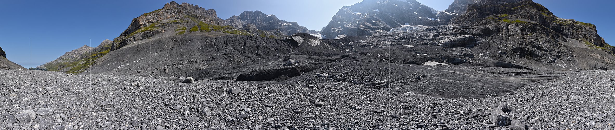 P022068: 360° Panoramafoto Gamchigletscher (Stand: 8.2018)
