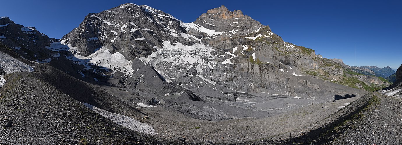 P023114: Panoramafoto Gamchigletscher (Stand 6.2019)