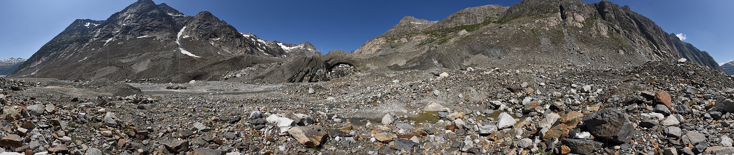 P023180: 360° Panoramafoto Unteraargletscher (Stand 7.2019)