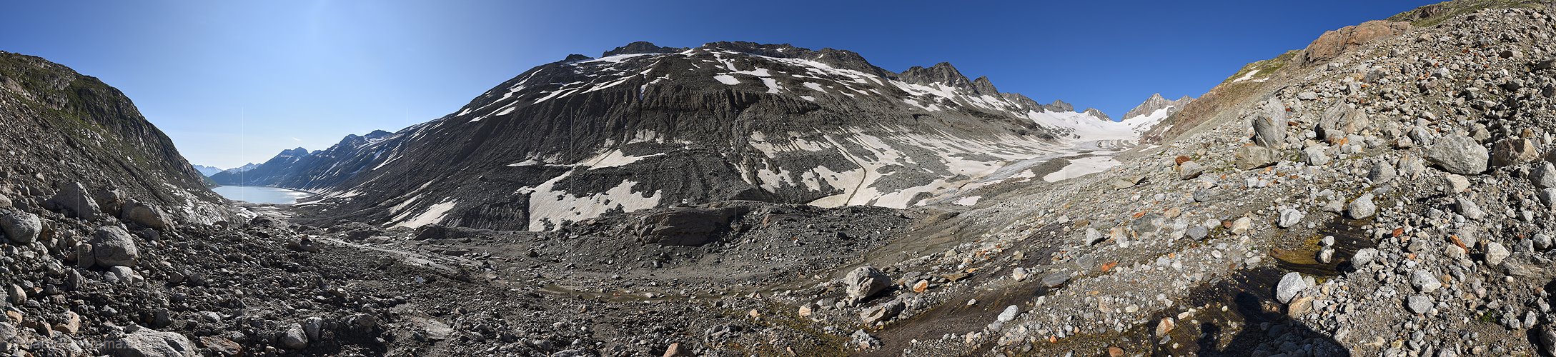 P023213: Panoramafoto Oberaargletscher (Stand 7.2019)