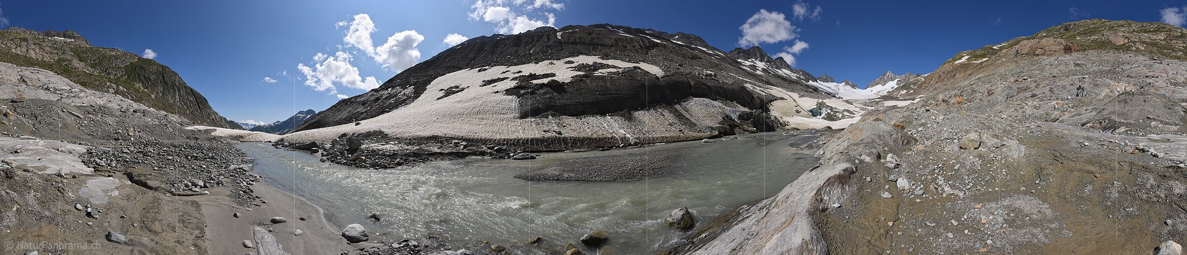 P023219: 360° Panoramafoto Oberaargletscher (Stand 7.2019)