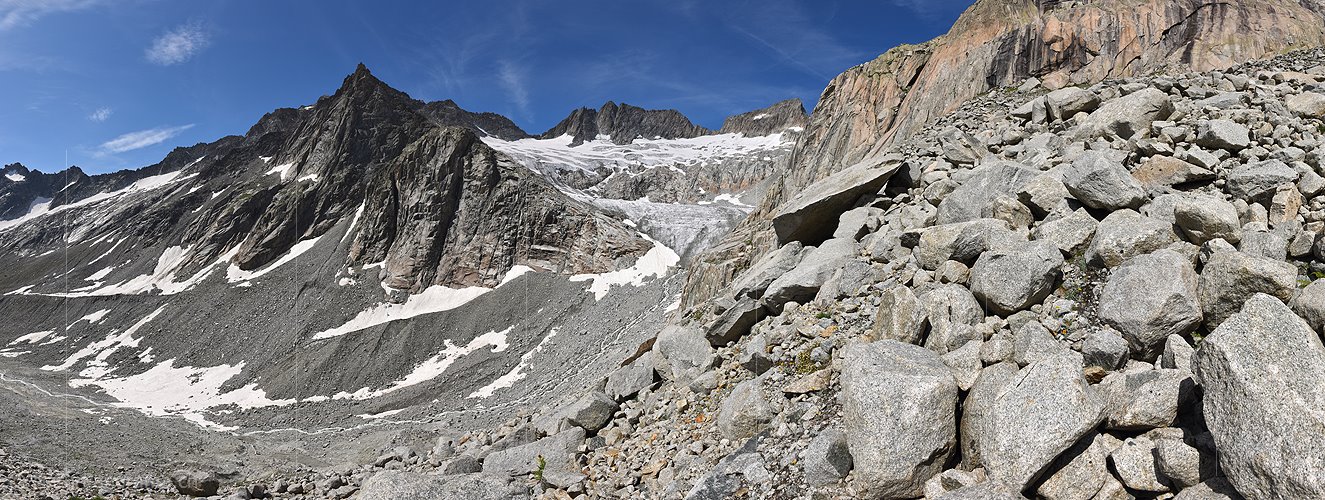 P023314: Panoramafoto Bächligletscher (Stand 8.2019)
