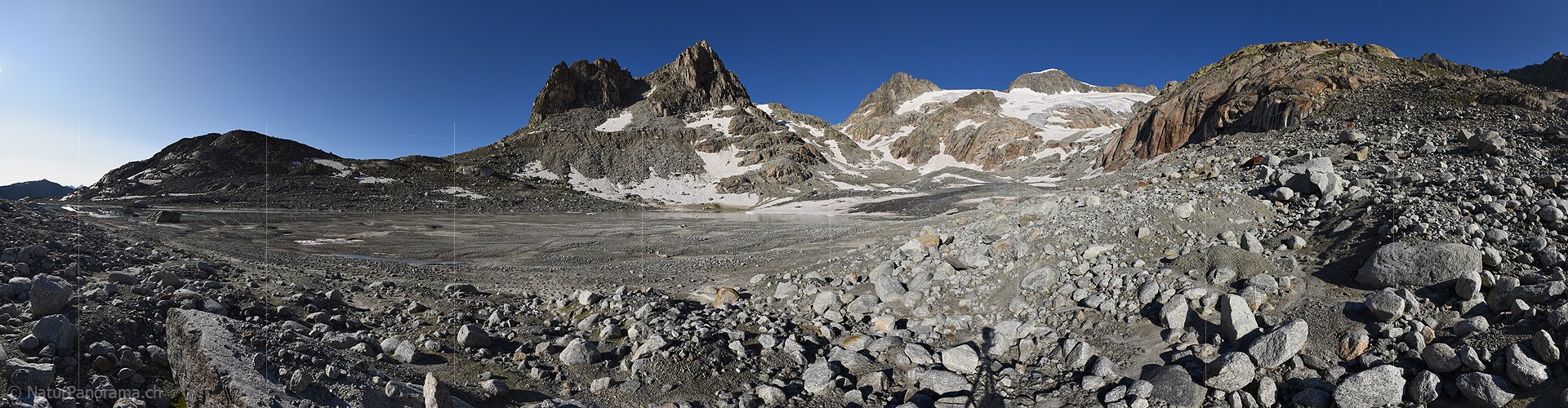 P023334: Panoramafoto Tiefengletscher (Stand 8.2019)