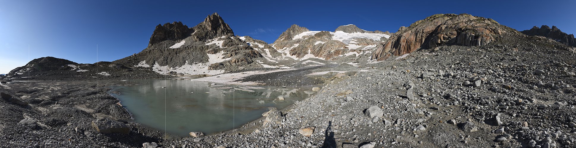 P023336: Panoramafoto Tiefengletscher (Stand 8.2019)