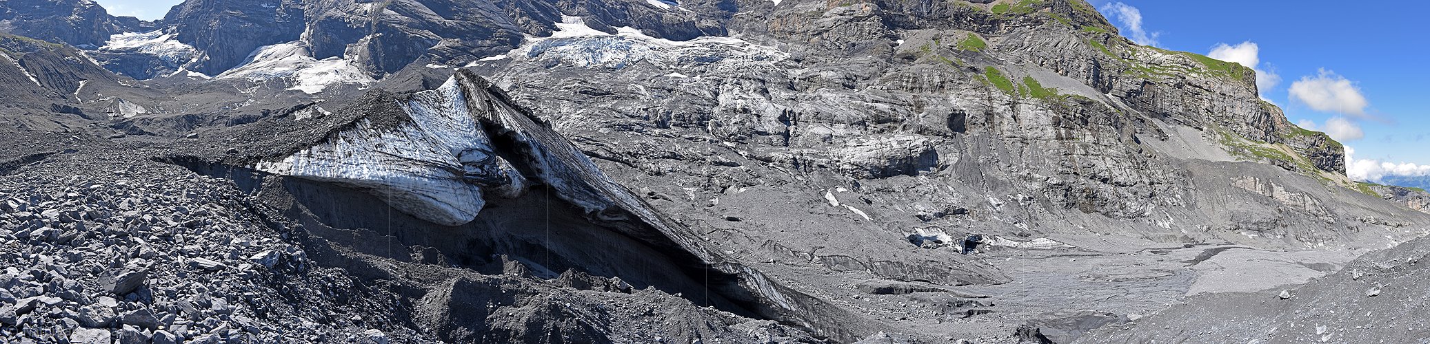 P023453: Panoramafoto Gamchigletscher (Stand 8.2019)