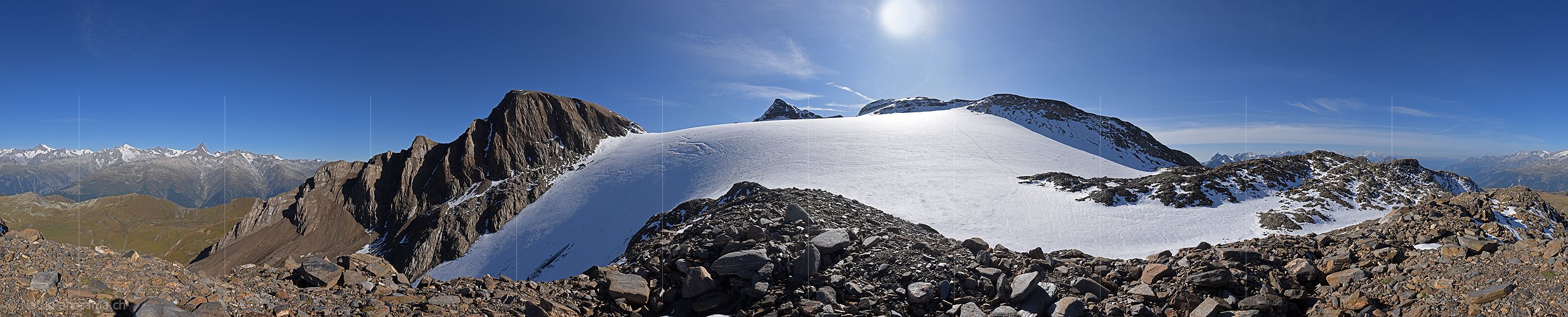 P023757: 360° Panoramafoto Rappegletscher (Stand 9.2019)