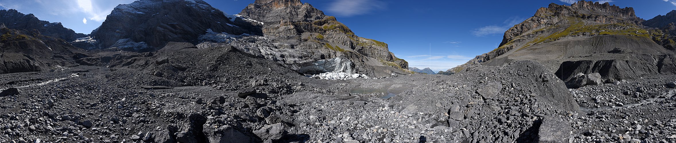 P023788: 360° Panoramafoto Gamchigletscher (Stand 9.2019)