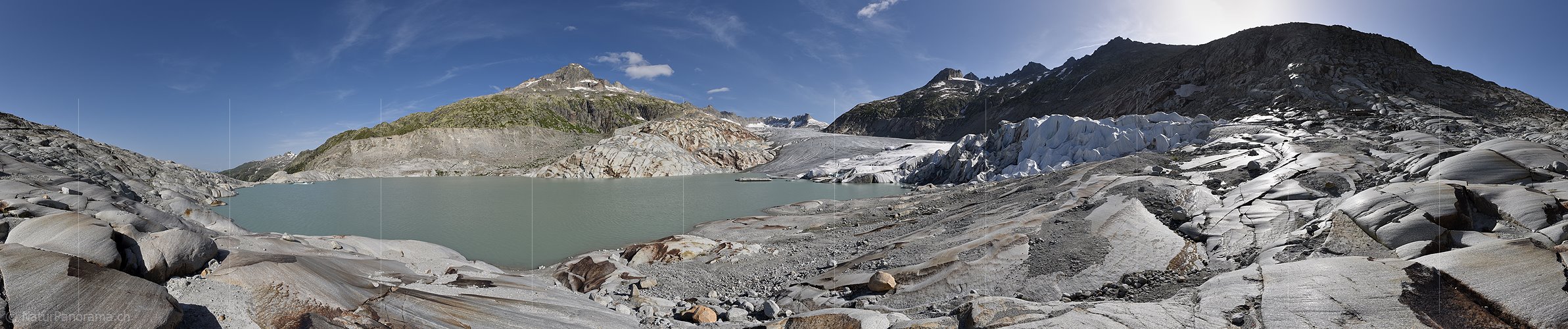 P024156: 360° Panoramafoto Rhonegletscher (Stand 7.2020)