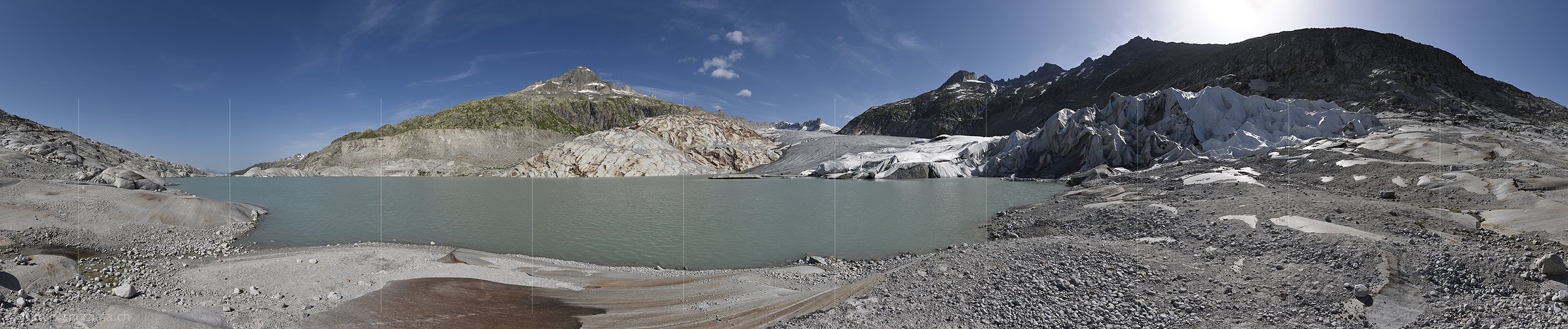 P024157: 360° Panoramafoto Rhonegletscher (Stand 7.2020)