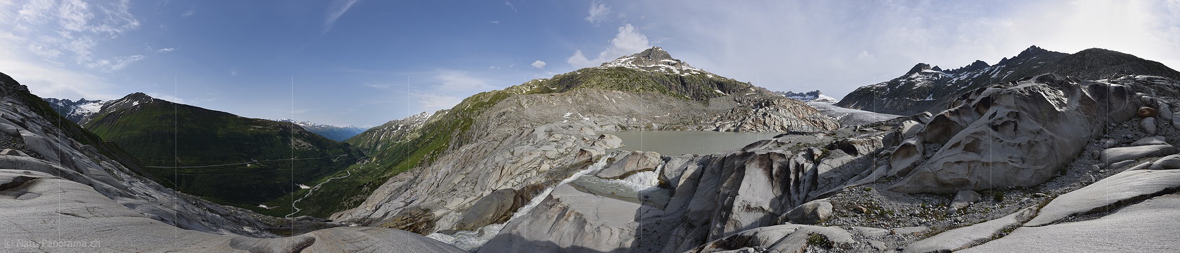 P025141: 360° Panoramafoto Rhonegletscher (Stand 7.2021)