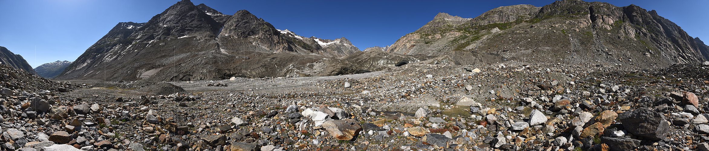 P025165: 360° Panoramafoto Unteraargletscher (Stand 7.2021)