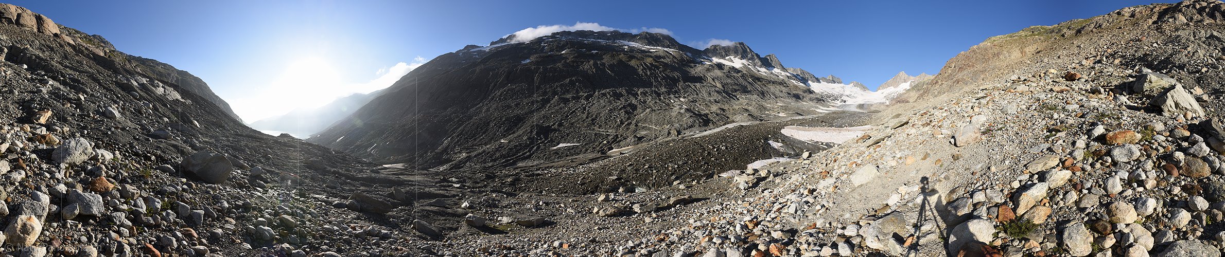 P025345: Panoramafoto Oberaargletscher (Stand 8.2021)