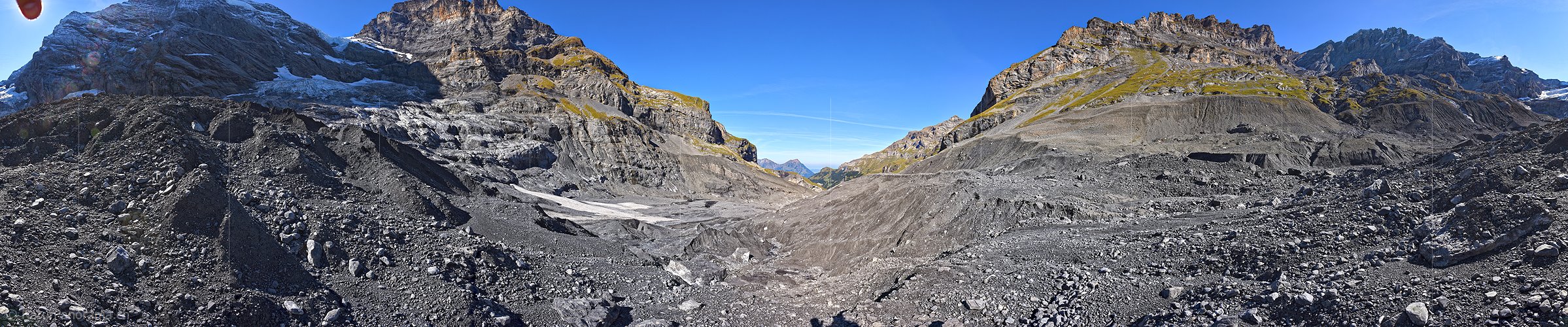 P025489: 360° Panoramafoto Gamchigletscher (Stand 10.2021)