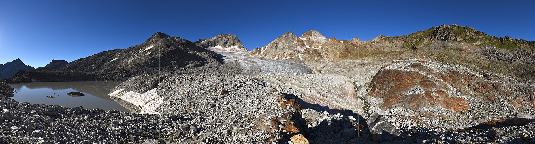 P025911a: Panoramafoto Witenwasserengletscher (Stand 7.2022)
