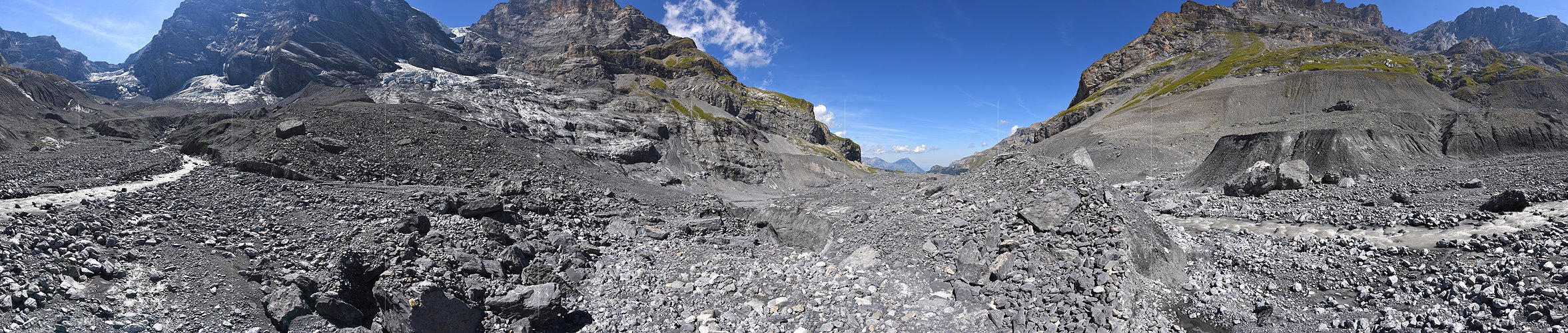 P026078: 360° Panoramafoto Gamchigletscher (Stand 8.2022)