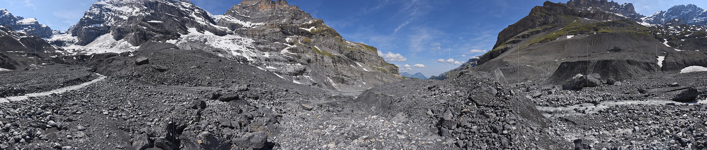 P026341: 360° Panoramafoto Gamchigletscher (Stand 6.2023)