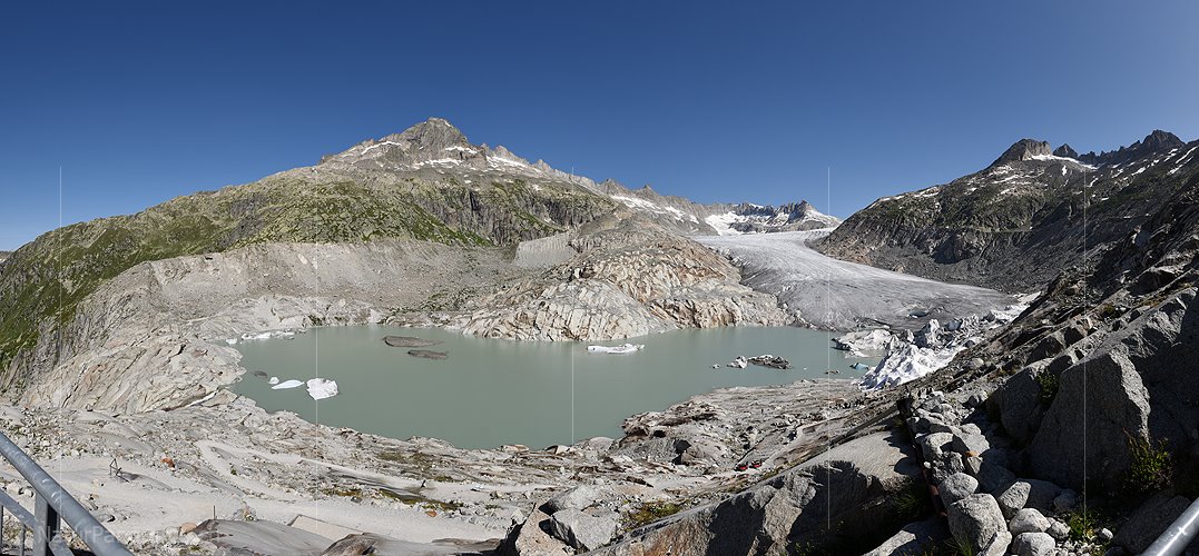 P026461: Panoramafoto Rhonegletscher (Stand 7.2023)