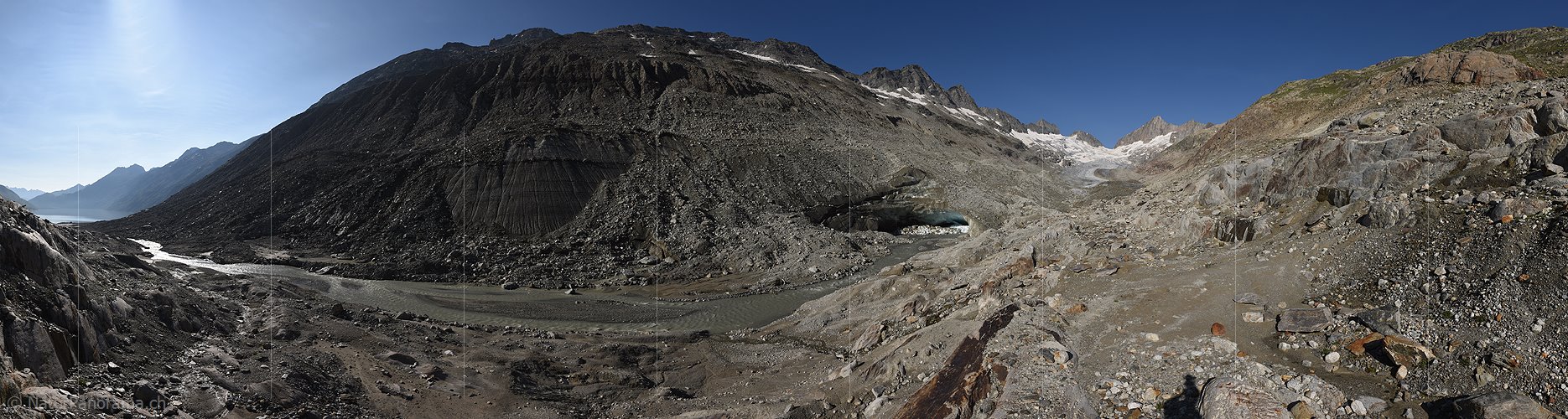 P026486: Panoramafoto Oberaargletscher (Stand 7.2023)