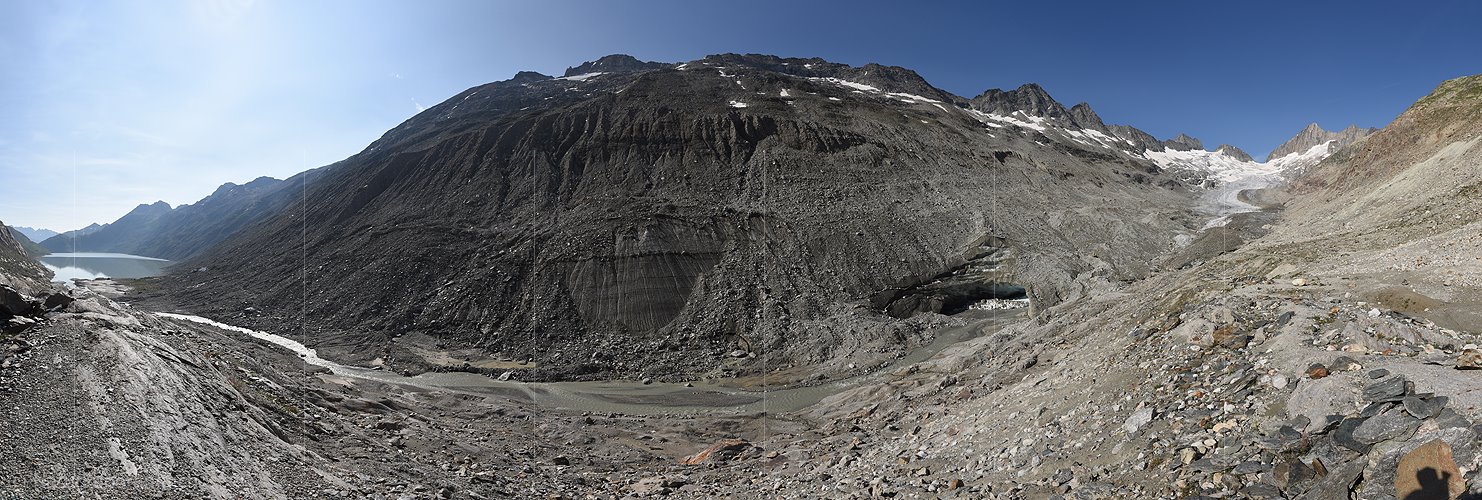 P026494a: Panoramafoto Oberaargletscher (Stand 7.2023)