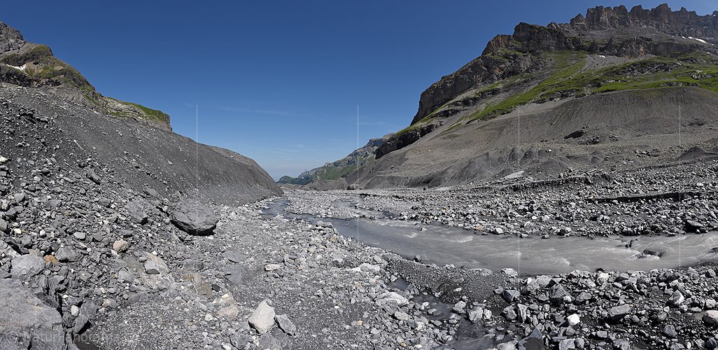 P026776a: Panoramafoto Gamchigletscher (Stand 7.2024)