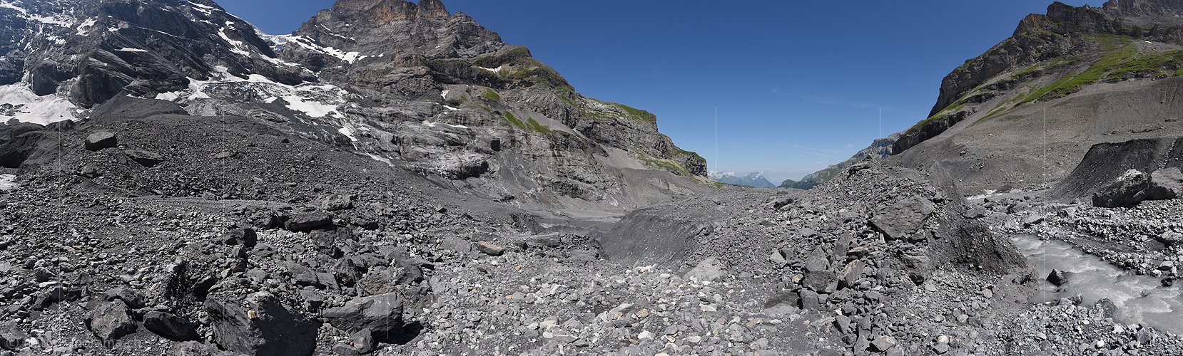 P026777a: Panoramafoto Gamchigletscher (Stand 7.2024)