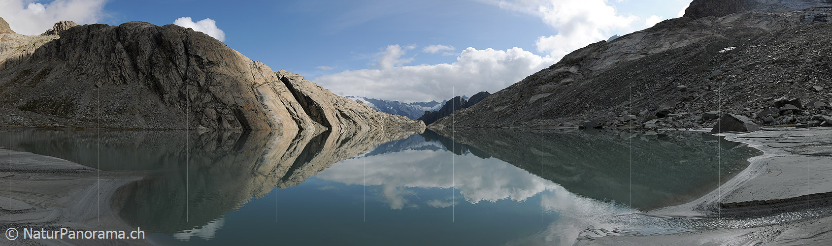 P005593: Panoramabild Spiegelung im Gruebensee (Gröebeseewli)