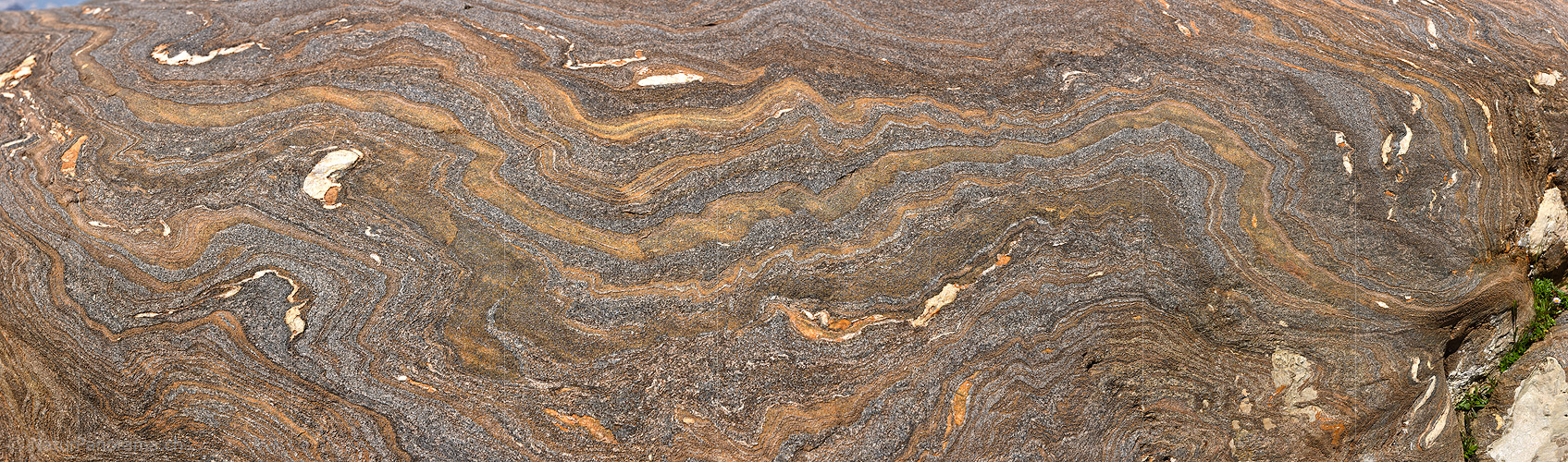 P018424: Panoramafoto Kunstwerk am Gletscherrand (Gletscherschliff)