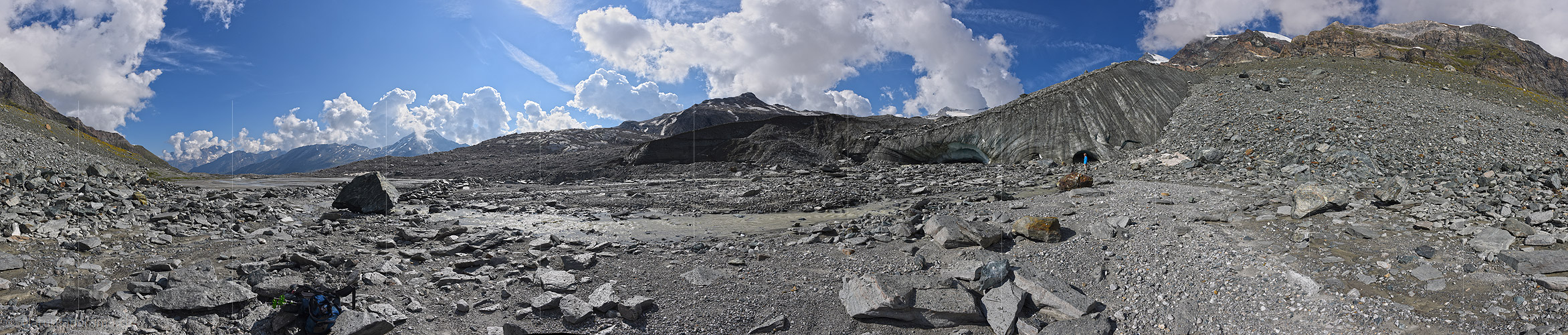 P021773: 360° Panoramafoto Schwarzberggletscher (Stand 7.2018)