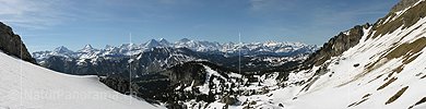 Alpenpanorama Berner Alpen vom Hohgant