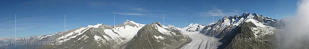 Panorama Eggishorn, Aletsch