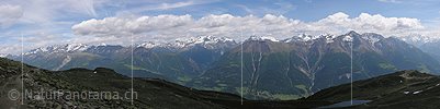 Panoramabild Kühboden/Fiescheralp, Aletsch