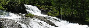 Panorama Wasserfall im Binntal
