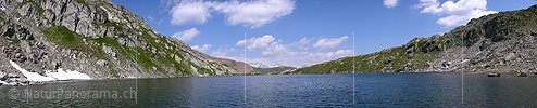Panorama Blausee im Saflischtal, Binntal