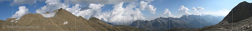 Panorama Binntaler Alpen