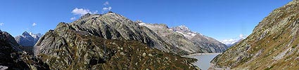 Panorama Räterichsbodensee am Grimselpass, Berner Oberland