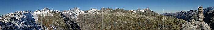 Panoramafoto Sidelhorn, Grimselgebiet