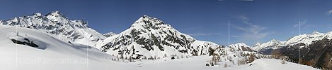 Panoramafoto Mässersee, Binntal, Wallis