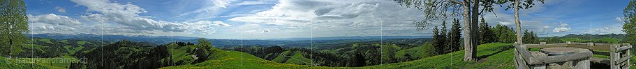 Panoramabild aus dem Emmental