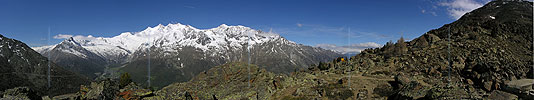 Panoramafoto Mischabel