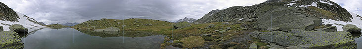 Panorama Schaplersee, Binntal