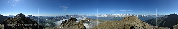 Panorama Bergwelt vom Ober Rappehorn